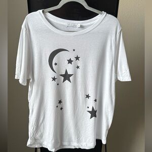 White Starry Night Tee